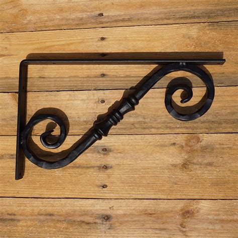 vintage metal shelf brackets|farmhouse shelf brackets wrought iron.